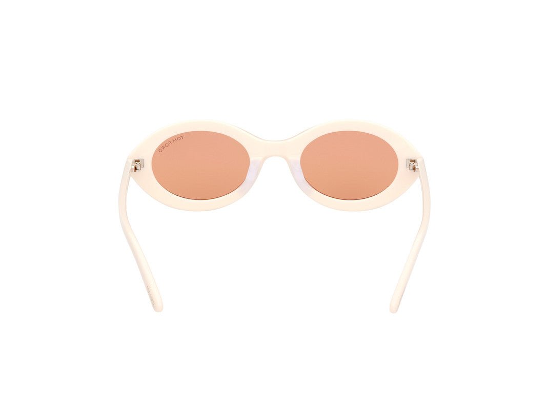 Shiny Ivory Female Sunglasses Tom Ford 889214549181