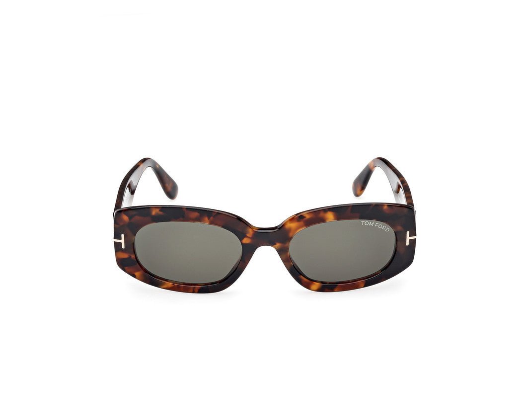 Dark Havana Female Sunglasses Tom Ford 889214549228