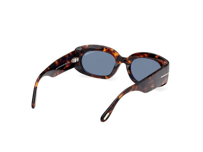 Dark Havana Female Sunglasses Tom Ford 889214549228