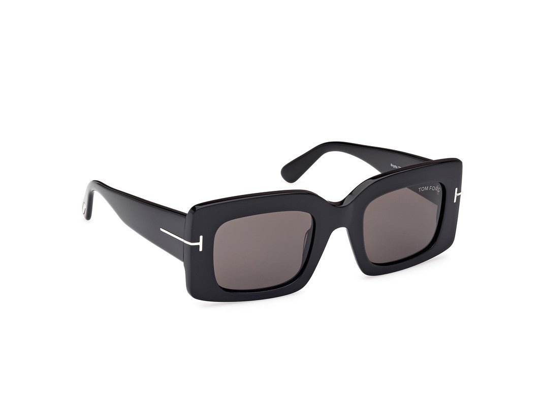 Shiny Black Female Sunglasses Tom Ford 889214549242