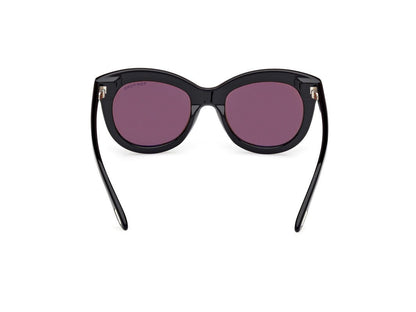 Shiny Black Female Sunglasses Tom Ford 889214549273