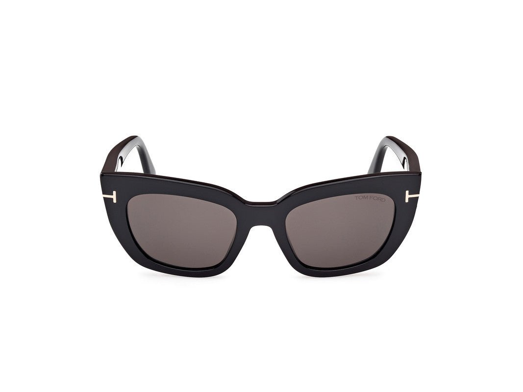 Shiny Black Female Sunglasses Tom Ford 889214549310