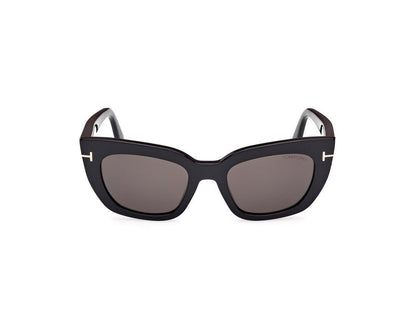 Shiny Black Female Sunglasses Tom Ford 889214549310