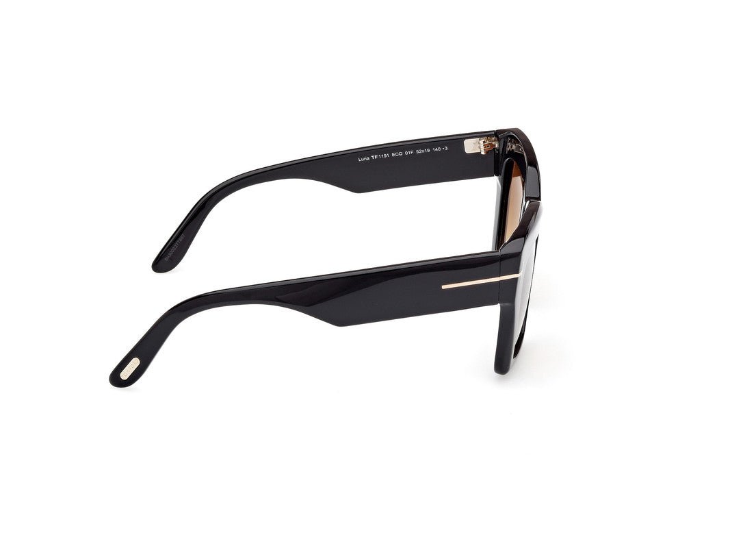 Shiny Black Female Sunglasses Tom Ford 889214549372