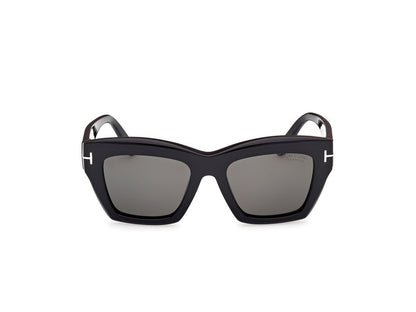 Shiny Black Female Sunglasses Tom Ford 889214549365