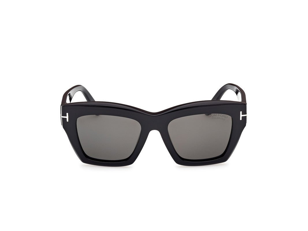 Shiny Black Female Sunglasses Tom Ford 889214549365