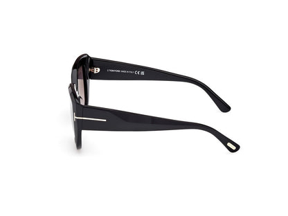 Shiny Black Female Sunglasses Tom Ford 889214549419