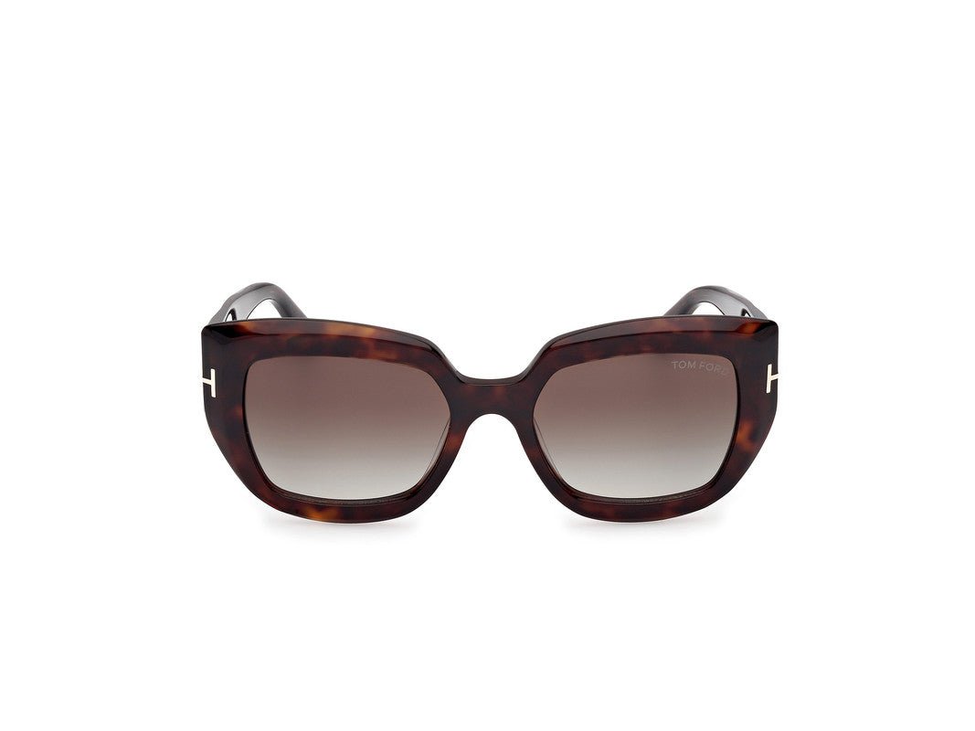 Dark Havana Female Sunglasses Tom Ford 889214549426