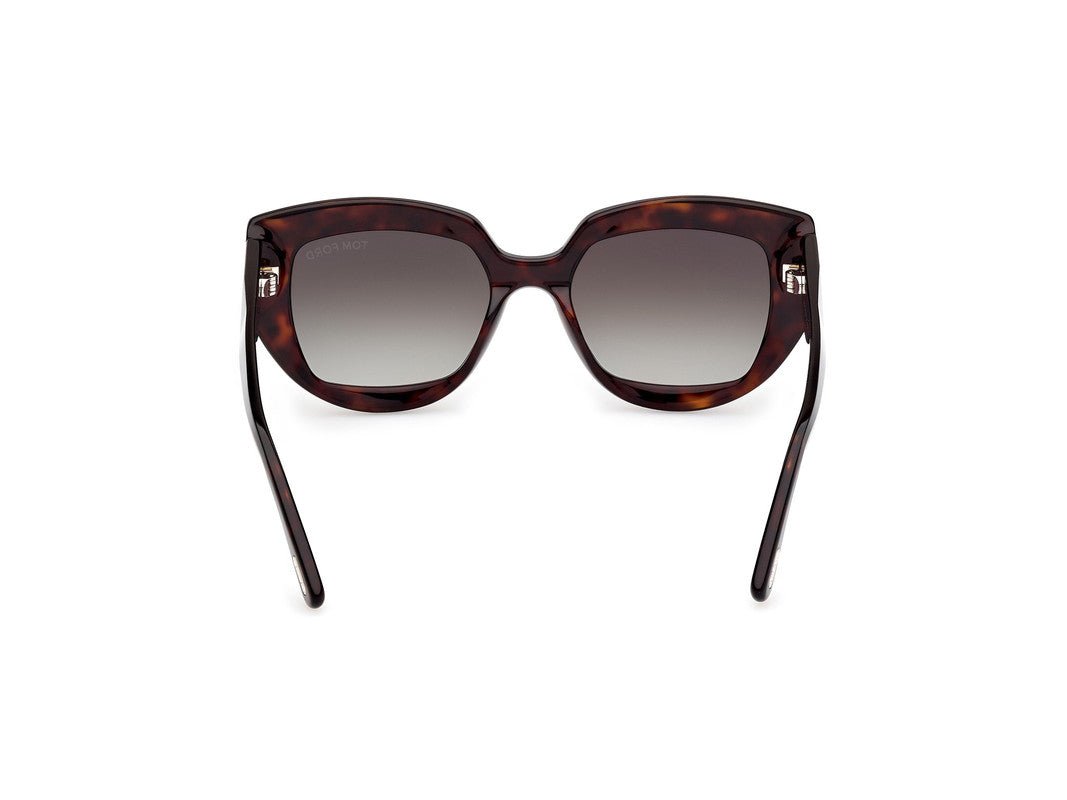 Dark Havana Female Sunglasses Tom Ford 889214549426