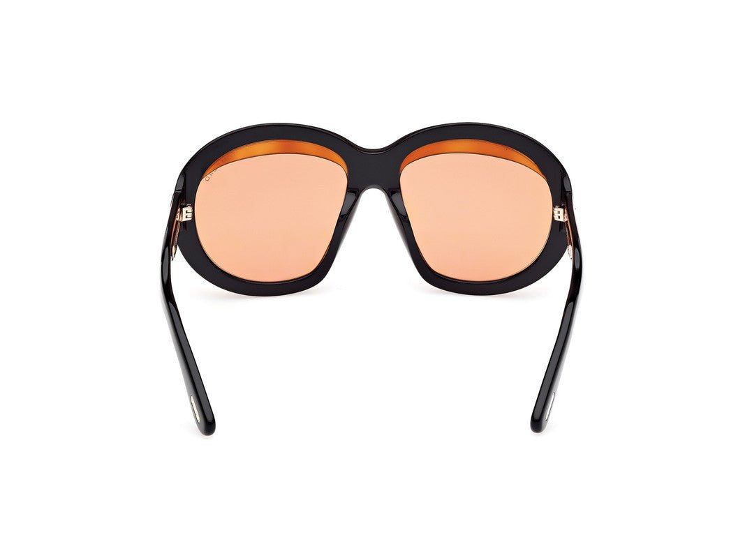 Shiny Black Female Sunglasses Tom Ford 889214549440