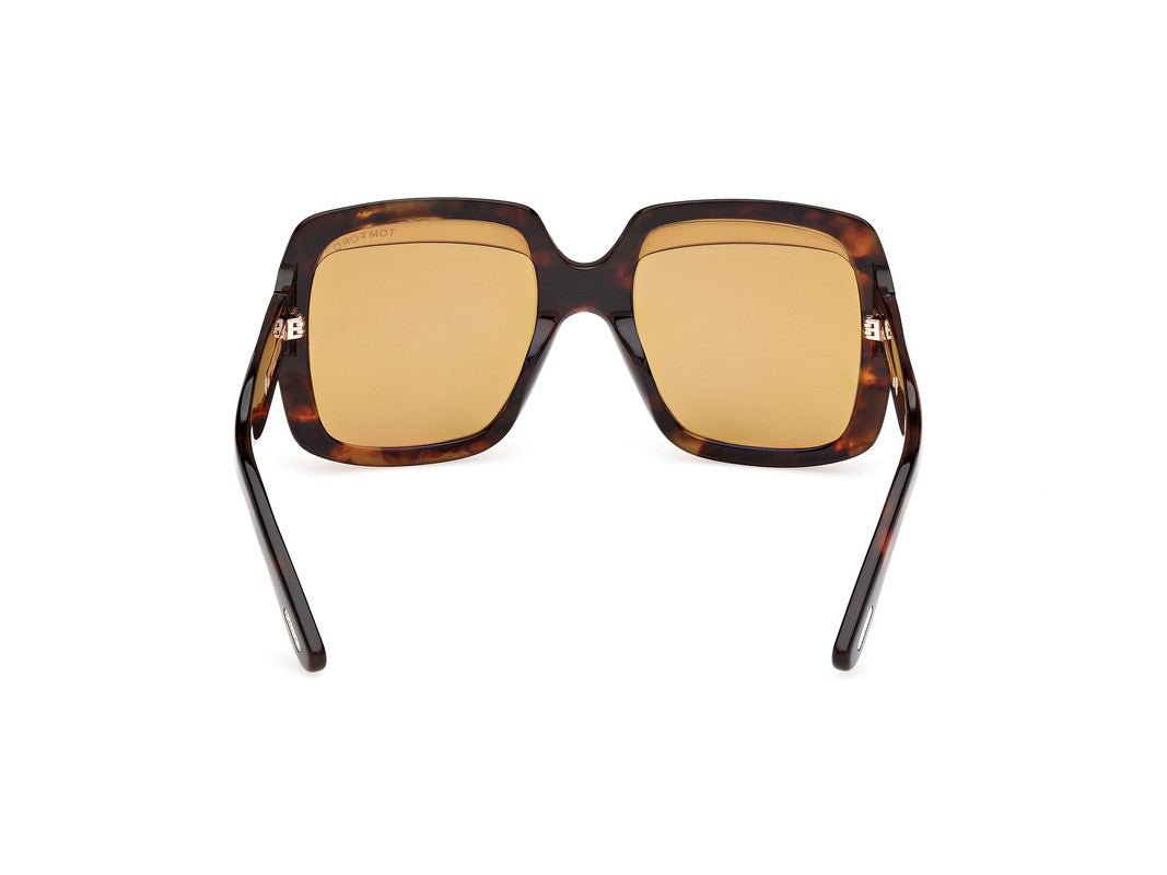Dark Havana Female Sunglasses Tom Ford 889214549471