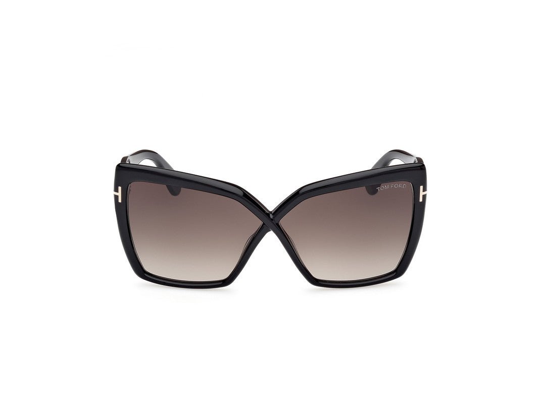 Shiny Black Female Sunglasses Tom Ford 889214549488