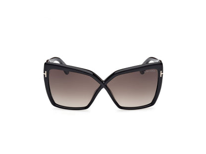 Shiny Black Female Sunglasses Tom Ford 889214549488