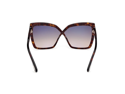 Dark Havana Female Sunglasses Tom Ford 889214549495