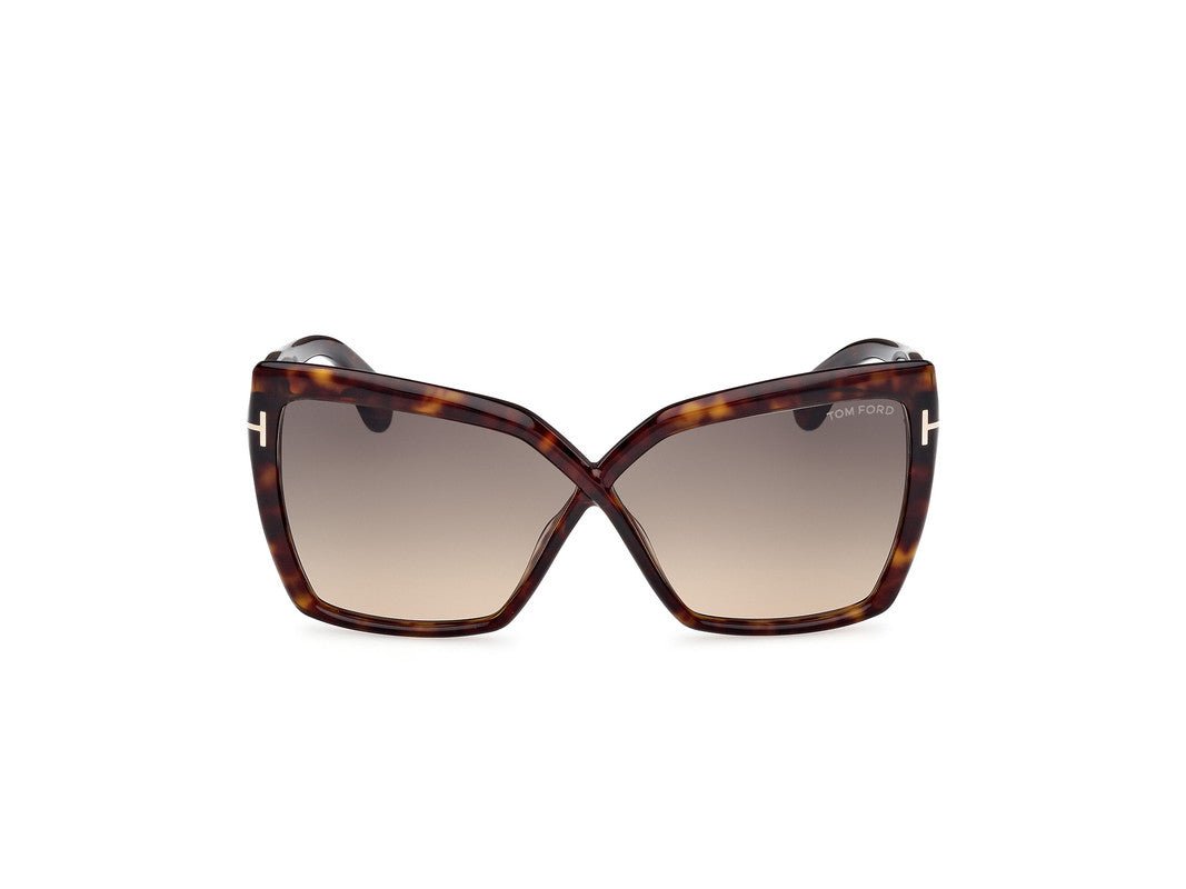 Dark Havana Female Sunglasses Tom Ford 889214549495