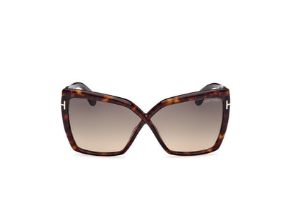 Dark Havana Female Sunglasses Tom Ford 889214549495