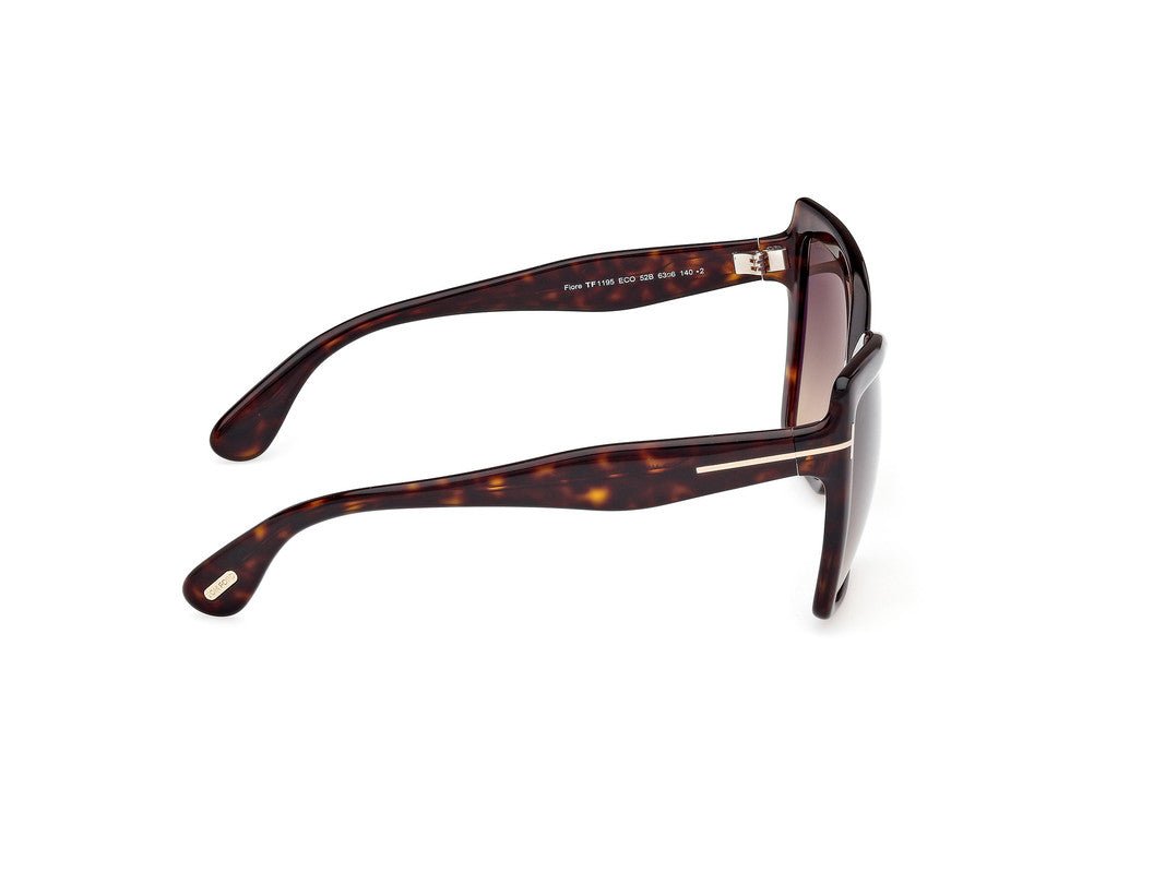 Dark Havana Female Sunglasses Tom Ford 889214549495