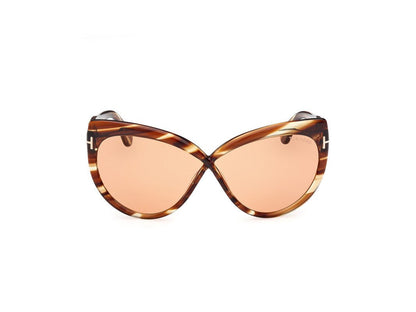 Blonde Havana Female Sunglasses Tom Ford 889214549532