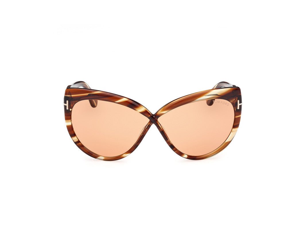 Blonde Havana Female Sunglasses Tom Ford 889214549532