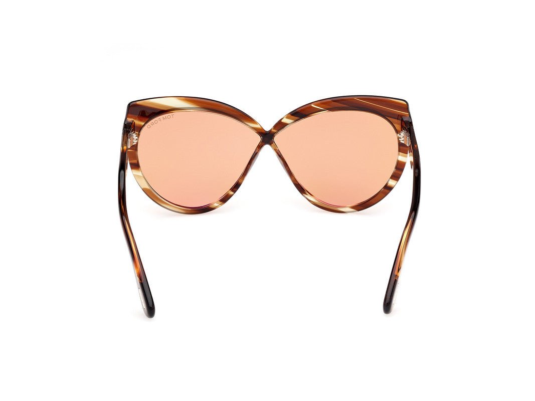 Blonde Havana Female Sunglasses Tom Ford 889214549532