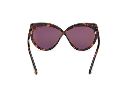Dark Havana Female Sunglasses Tom Ford 889214549525