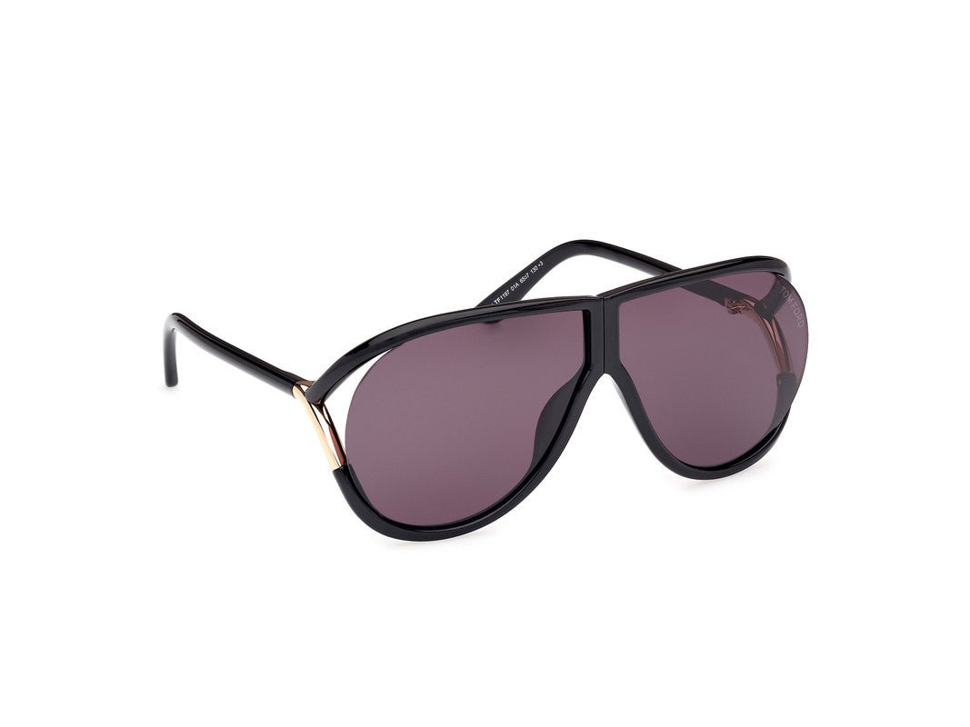 Shiny Black Unisex Sunglasses Tom Ford 889214549549