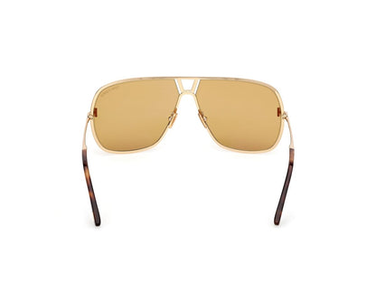 Shiny Deep Gold Male Sunglasses Tom Ford 889214558336