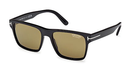 FT1205 - Tom Ford - (Black) - Shiny Black Brown Polarized - 55 MM - Ardor Eyewear 889214558367