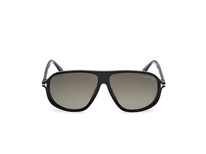 Shiny Black Male Sunglasses Tom Ford 889214558534