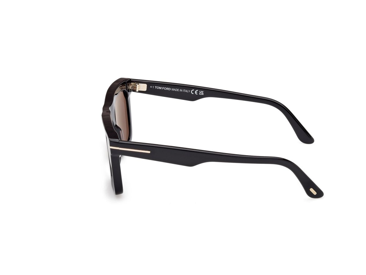 Shiny Black Male Sunglasses Tom Ford 889214558503