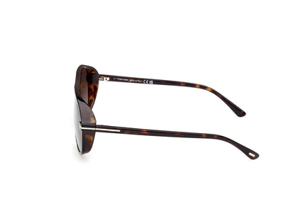 Dark Havana Gradient Roviex Unisex Sunglasses Tom Ford 889214558541
