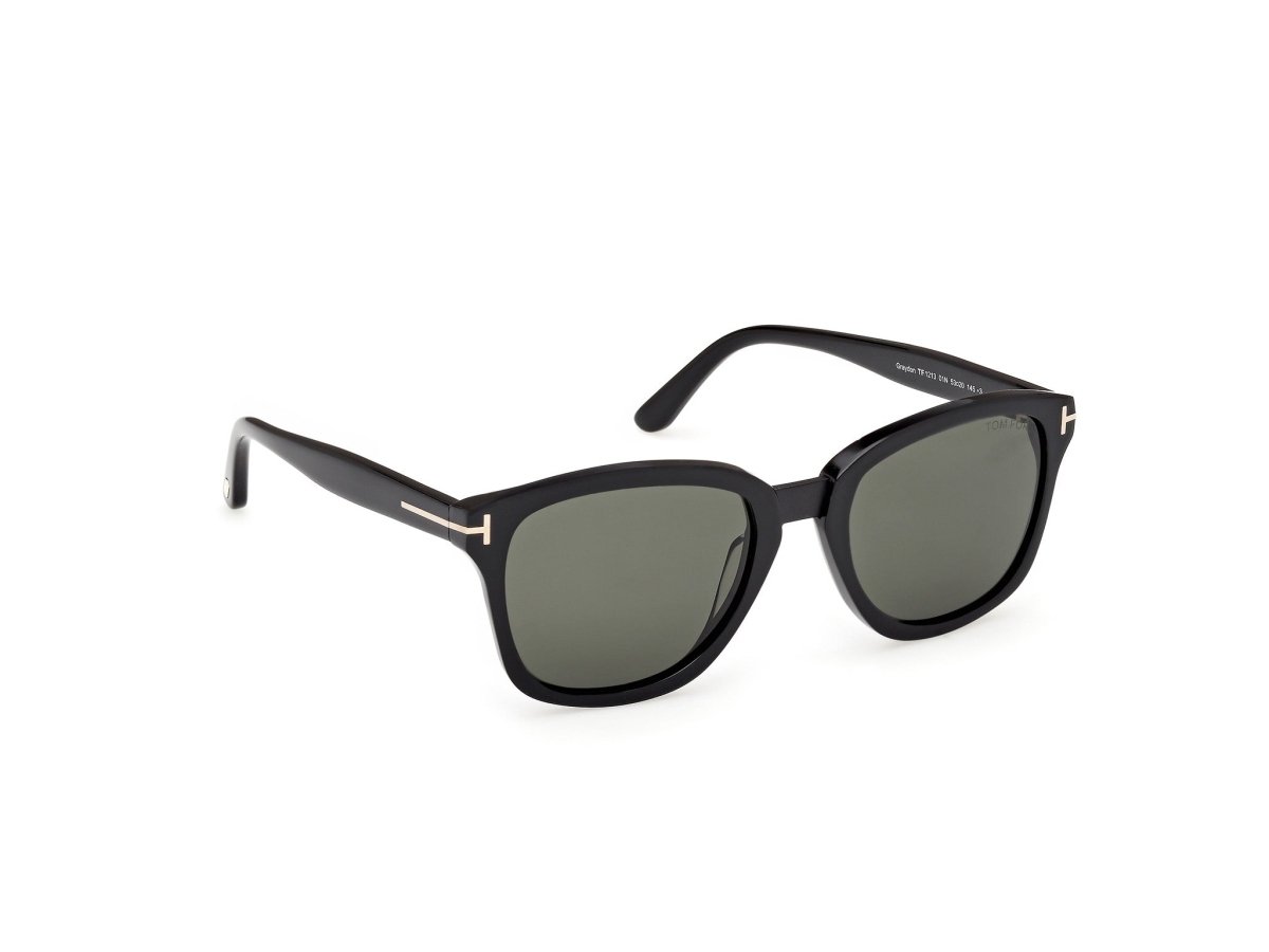Shiny Black Male Sunglasses Tom Ford 889214558688