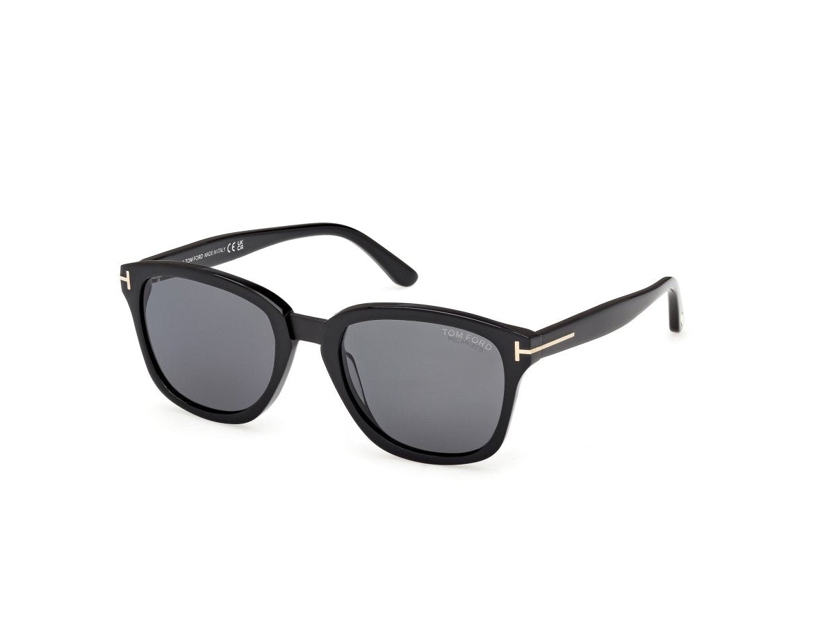 Shiny Black Male Sunglasses Tom Ford 889214558671