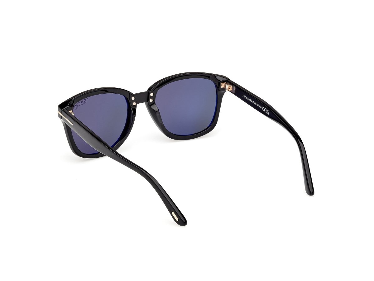 Shiny Black Male Sunglasses Tom Ford 889214558671