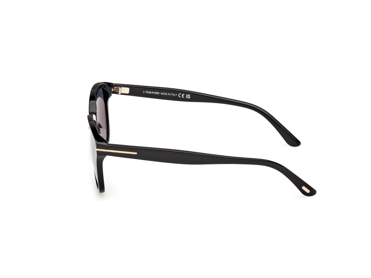 Shiny Black Male Sunglasses Tom Ford 889214558671