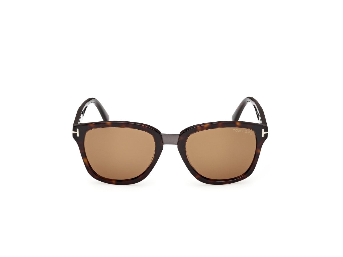 Dark Havana Male Sunglasses Tom Ford 889214558695