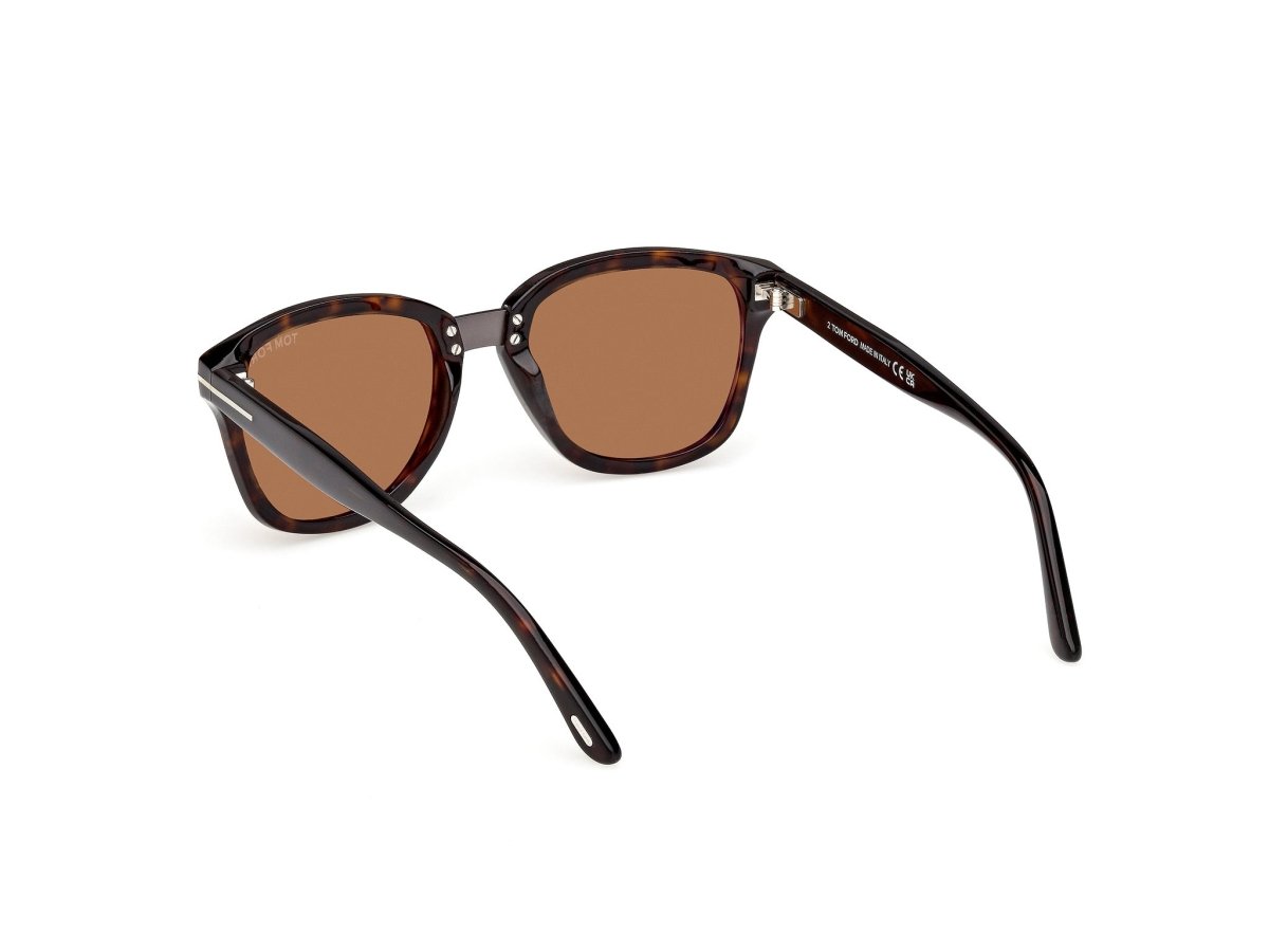 Dark Havana Male Sunglasses Tom Ford 889214558695
