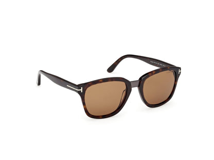 Dark Havana Male Sunglasses Tom Ford 889214558695