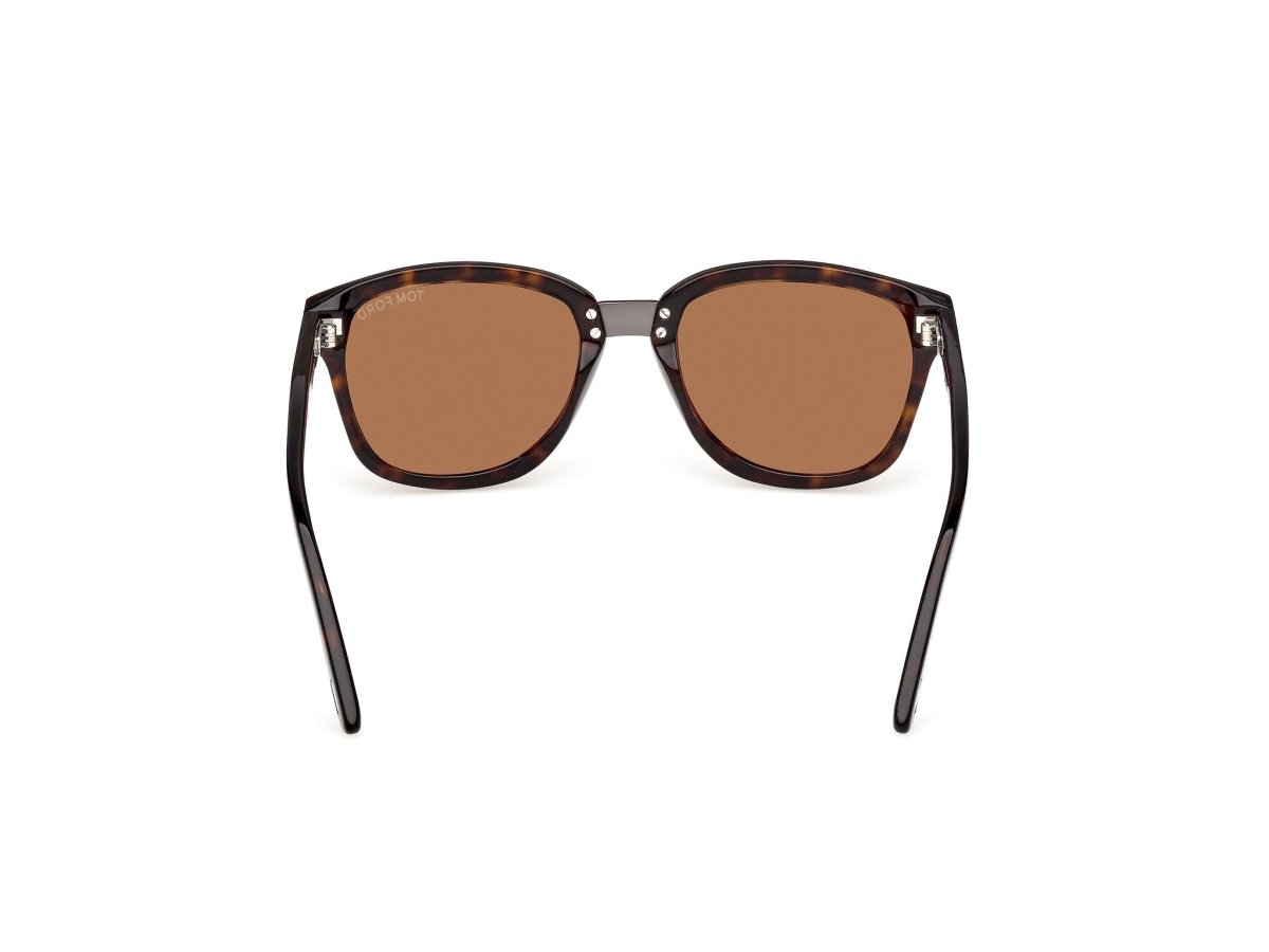 Dark Havana Male Sunglasses Tom Ford 889214558695