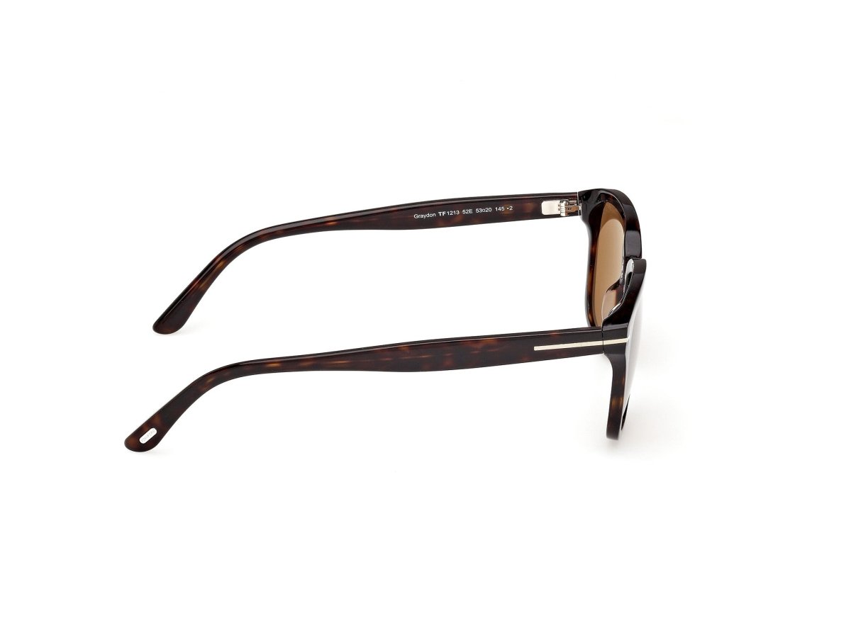 Dark Havana Male Sunglasses Tom Ford 889214558695