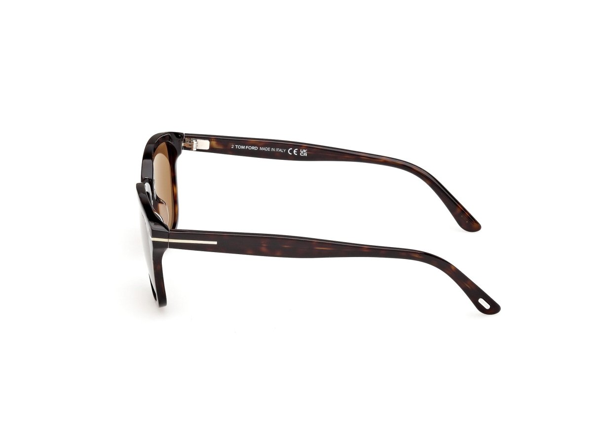 Dark Havana Male Sunglasses Tom Ford 889214558695