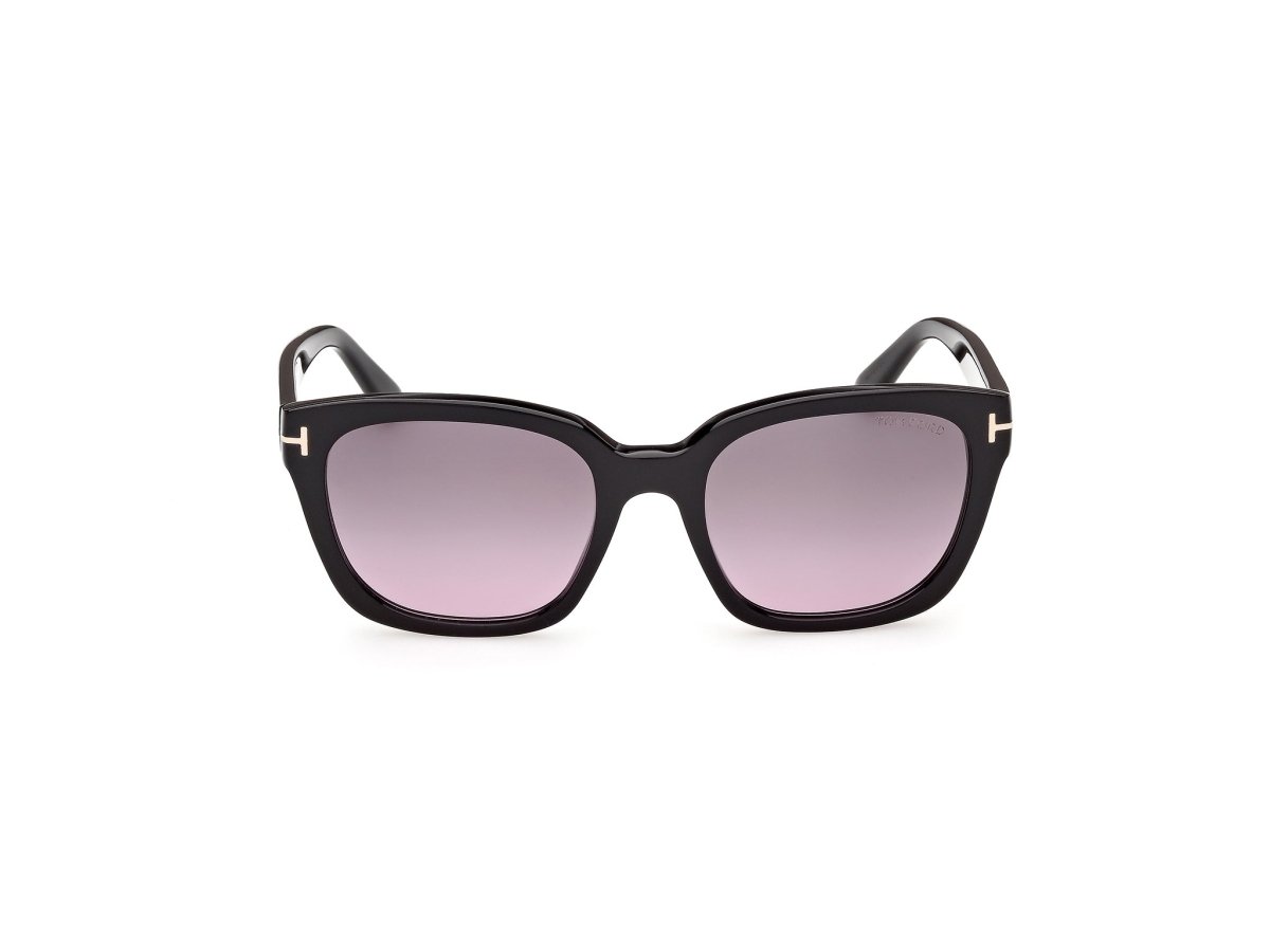 Shiny Black Female Sunglasses Tom Ford 889214685223