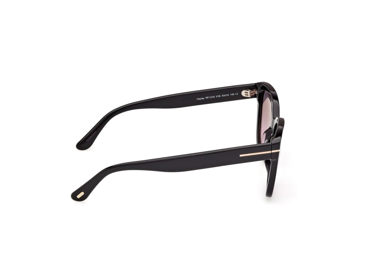 Shiny Black Female Sunglasses Tom Ford 889214685223
