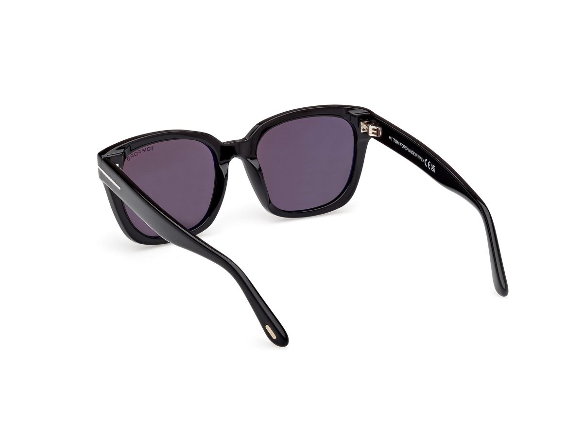 Shiny Black Female Sunglasses Tom Ford 889214558701