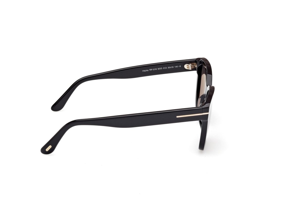 Shiny Black Female Sunglasses Tom Ford 889214558701