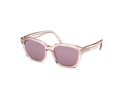 Shiny Pink Female Sunglasses Tom Ford 889214558749