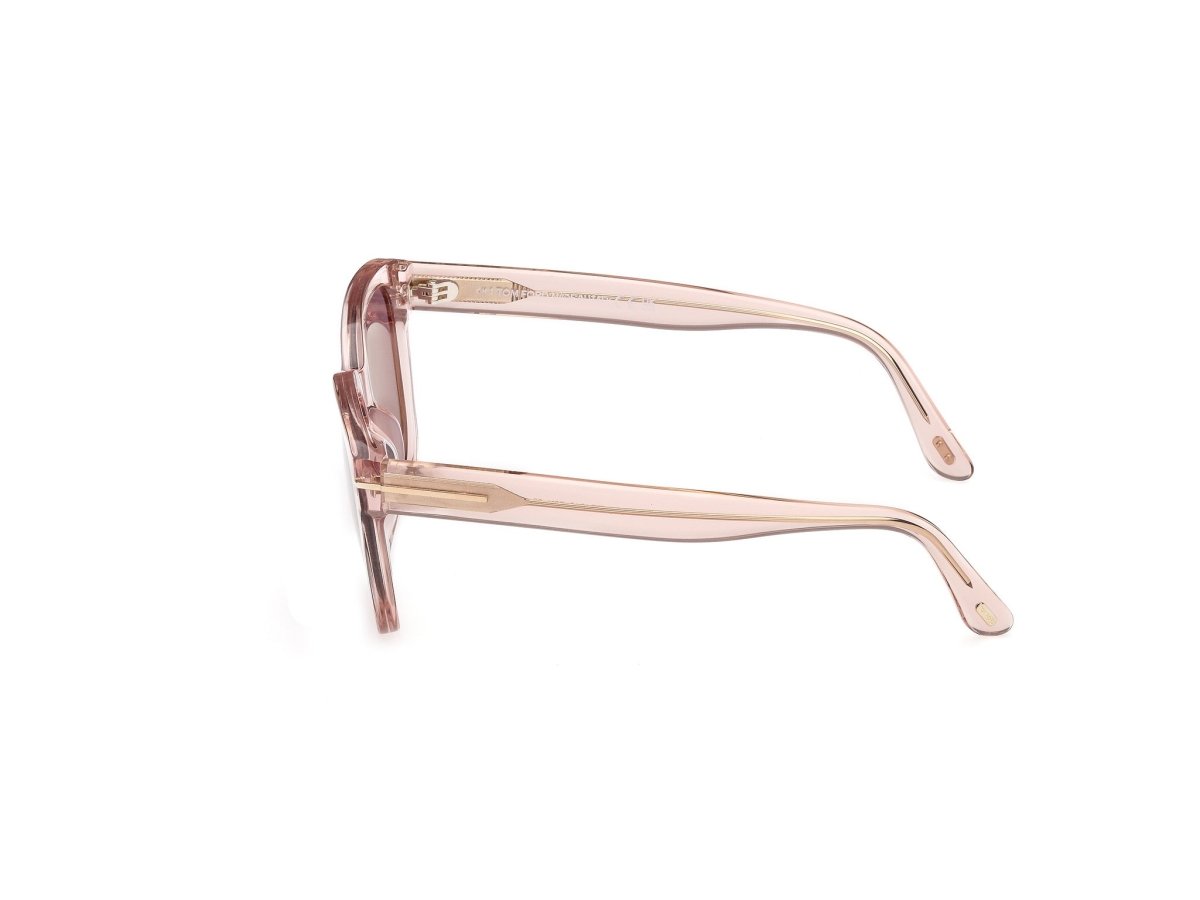 Shiny Pink Female Sunglasses Tom Ford 889214558749