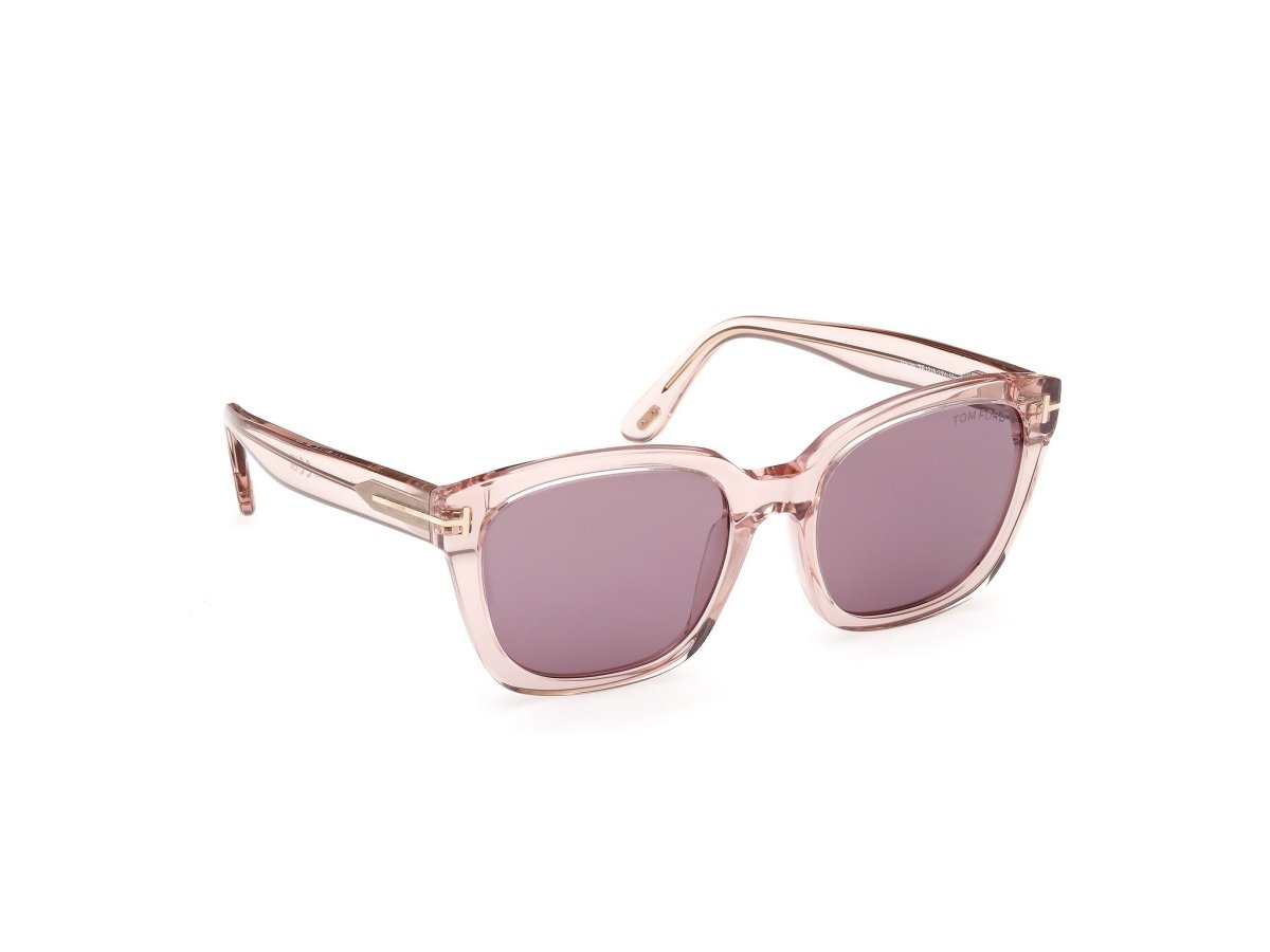 Shiny Pink Female Sunglasses Tom Ford 889214558749