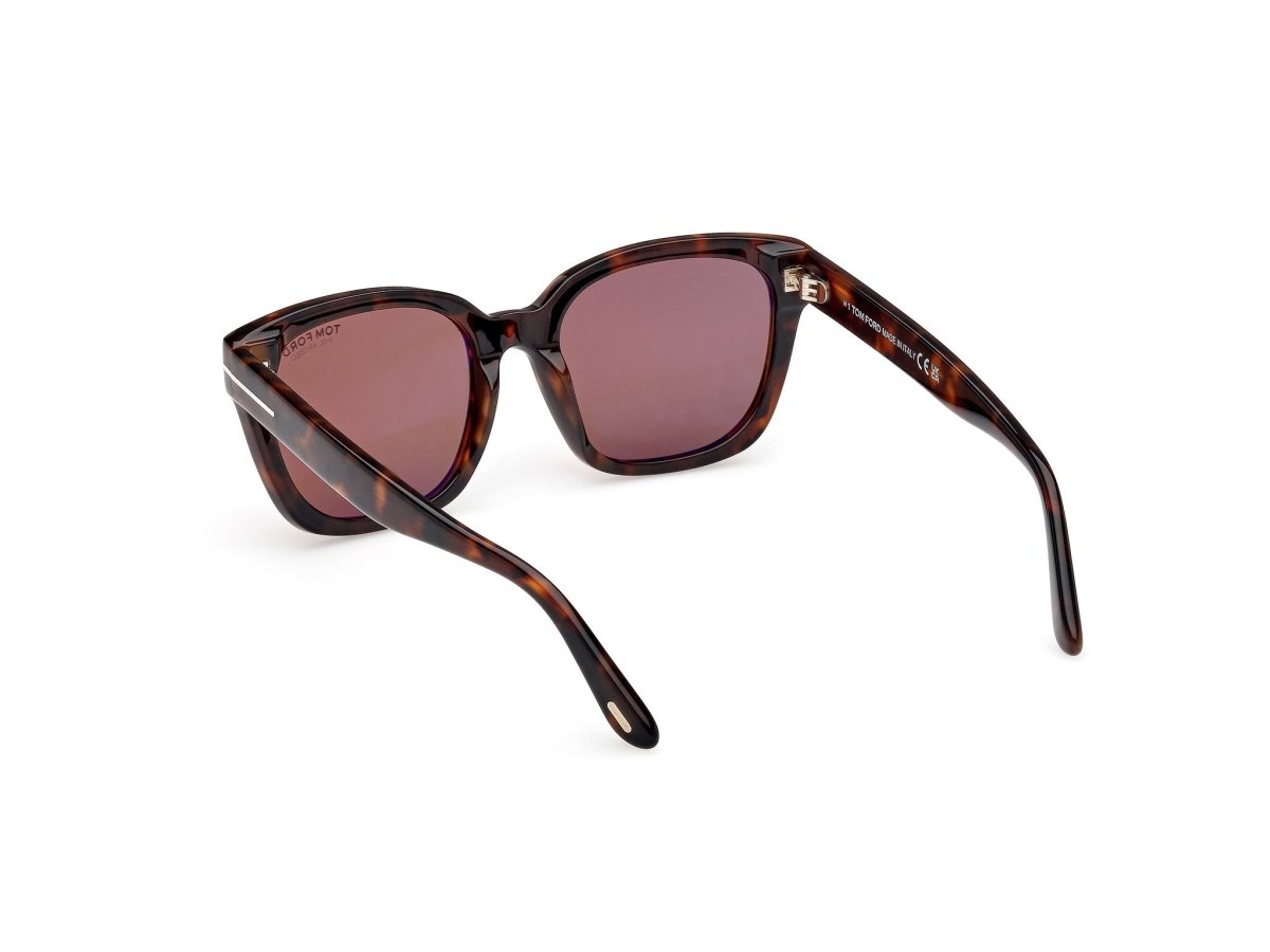 Dark Havana Female Sunglasses Tom Ford 889214558725