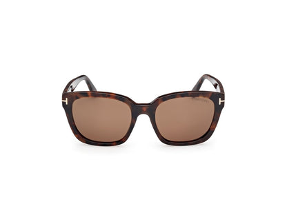 Dark Havana Female Sunglasses Tom Ford 889214558725